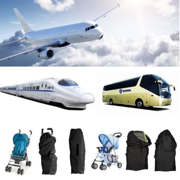 Ultrasolid barnvagnsväska för bilbarnstol/flygplan/resor
