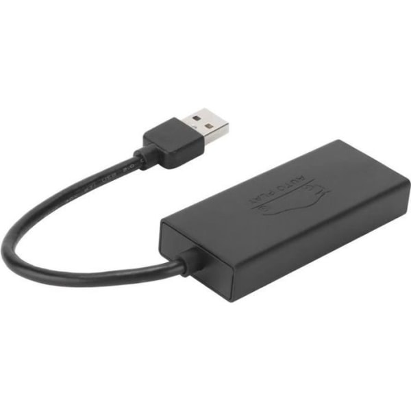 EJ.life Carplay Adapter Kabelansluten bil USB CarPlay Dongle Adapter Svart Kompatibel för IOS 7.1 för Android 5.1 och