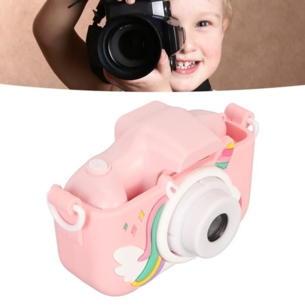 VBESTLIFE Kids Camera 2-tums IPS-skärm Barnkamera, främre och bakre dubbla kameror Spelenhet