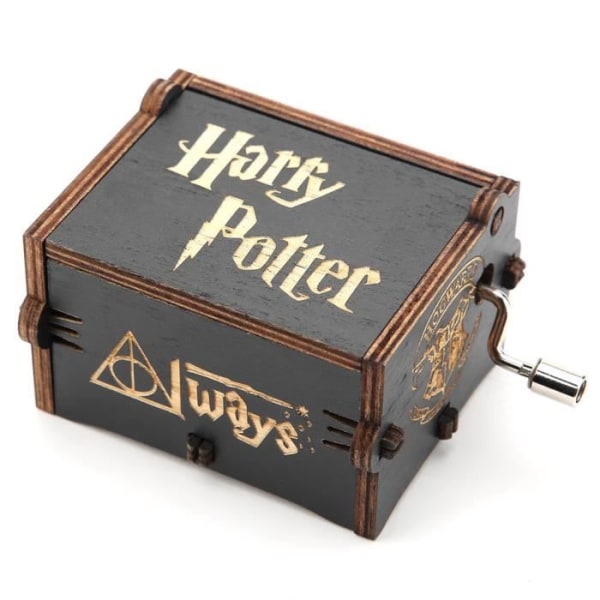 Harry Potter Musikdosa - QIILU - Mekanisk trä - Födelsedagspresent