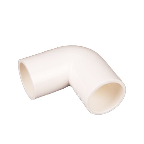 【2F】100 stycken 16 mm vita PVC-rörböjar Vattenrörskopplingar