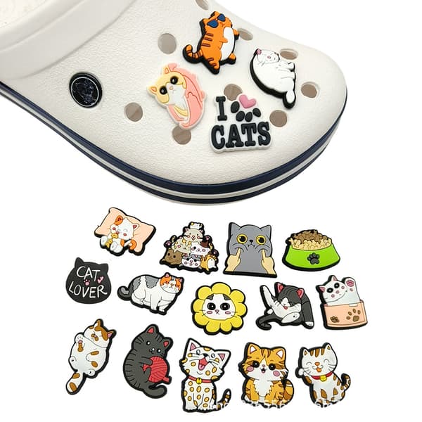 [2F]18 stk. Crocs pins - Til Crocs - Crocs charms - Crocs dekoration