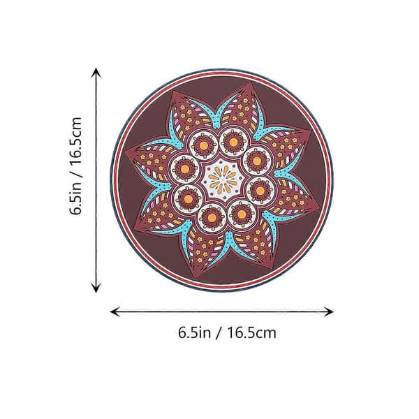 Silikonunderlagssett for varmeisolering 3 stk sklisikre bordmatter