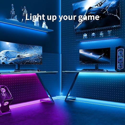 30M LED-strips Musikk-synkronisering RGB Bluetooth Fargeskiftende Fleksible LED-lysstrips, med Smart App Kontrollfjernkontroll