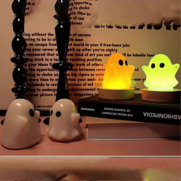 2 stk. 3D Halloween spøgelse silikoneforme til epoxyharpiksstøbning DIY håndværk