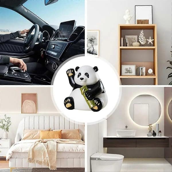 Solcelledrevne Dansende Leker Solcelle Panda Bjørn BobbleHead Samlefigurer