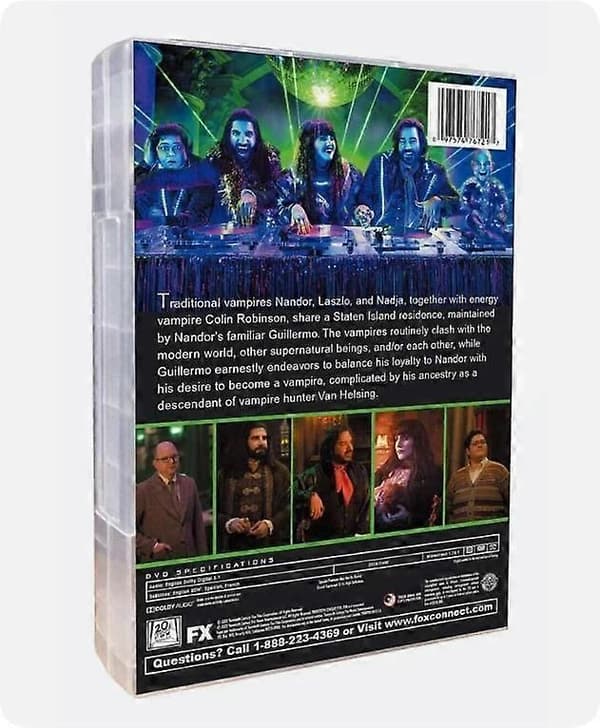What We Do In The Shadows: Sæson 1-6 (DVD, 12-disc sæt) engelsk version