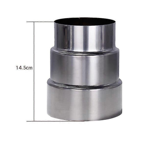 Reducering av rökrörsinsats Minskar diameter Styvt rör Rostfritt stål 110mm/ 70mm 50mm