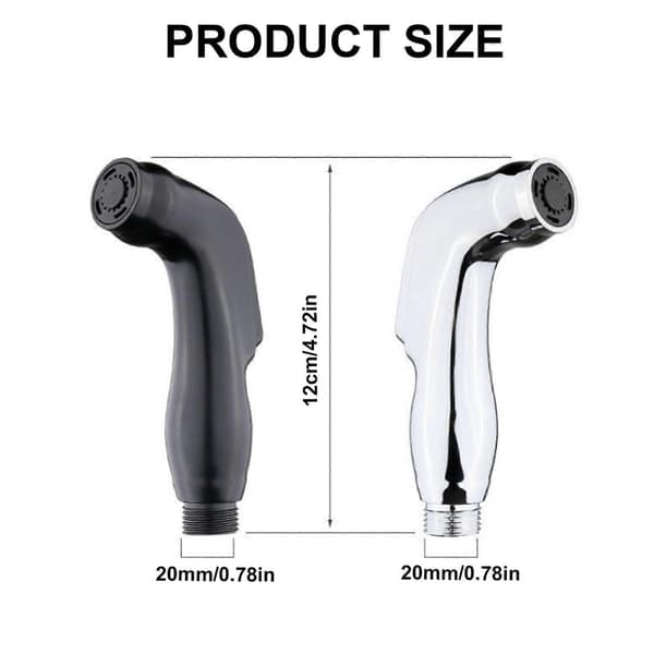 Mångsidig handhållen bidéspruta ABS toalettspolare trycksatt munstycke handhållna bidésprutor för kvinnlig tvätt Electroplating spray