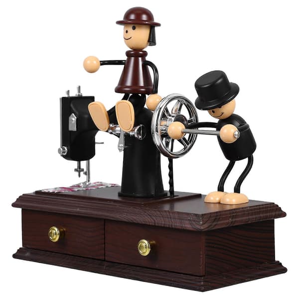 Minisymaskin Speldosa för dekoration Retro stil present