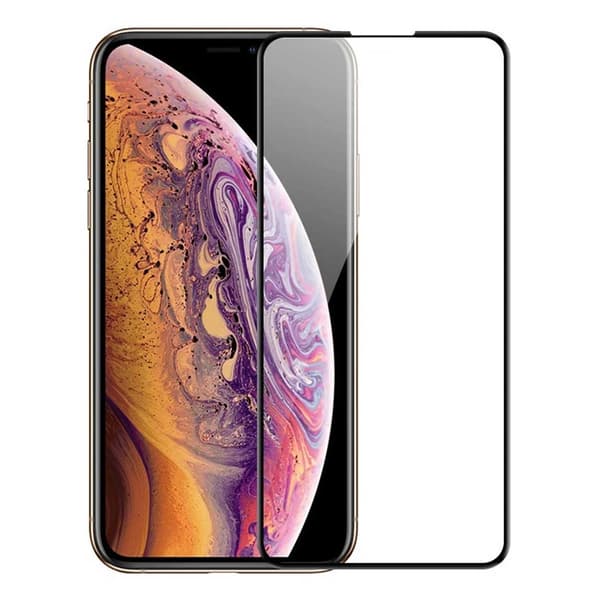 【2F】iPhone 13 Skärmskydd Härdat Glas Kolfiber Svart black