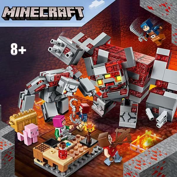 Luova rakennuspalikkasarja – Klassinen kokoamislelu *Redstone War* Redstone War