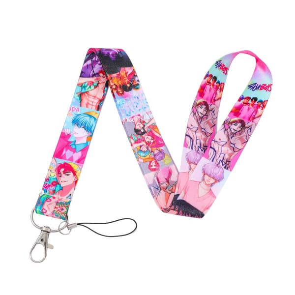Anime KPop Devil Hunter Tegneserie Mobiltelefon Snor, Studenter Hals Hængende Telefon med Nøglering, Gave til Venner B