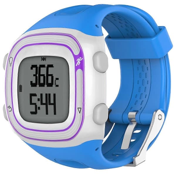 Silikone sportsarmbånd til Garmin Forerunner 10 / 15 Dark Blue
