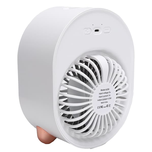 Luftkøler Luftfugter Klimaanlæg Ventilator Justerbar Lille Køleventilator til Hjemmekontor