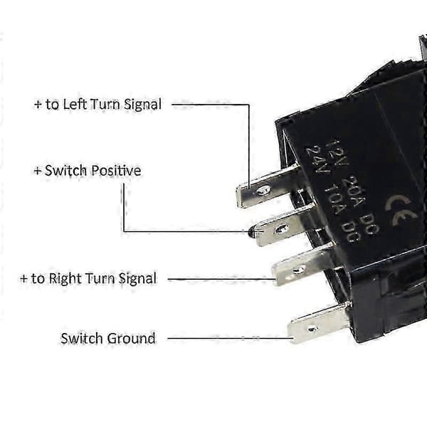 12V Universal 3-leder blitskontroller med blinklysbryter LED-lys blinkrelé for båtversjon 0718 5 5