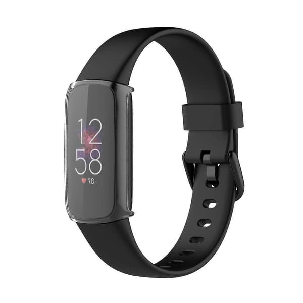 Galvaniserad Tpu Klockram Fodral Skydd För Fitbit Luxe Style B Other Smartwatch Model Transparent
