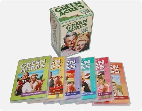 Green Acres Komplette Serie Sæson 1-6 (DVD 24-Disc Box Set)