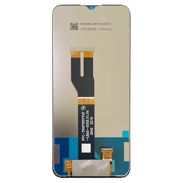 (Ny) IPS LCD-skärm för ZTE Blade A52 Lite Digitizer Fullständig Montering (Svart) Black