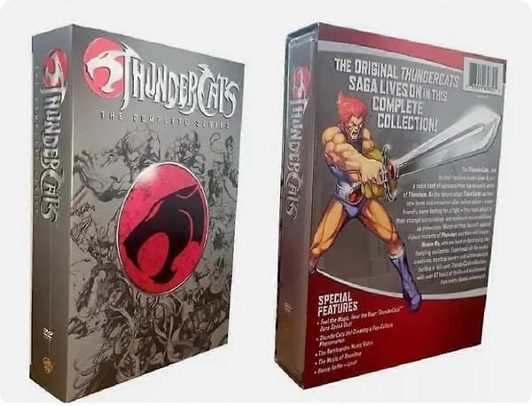 ThunderCats Den Komplette Serie Sæson 1-4 (DVD, 2019, 12-Disc) engelsk version
