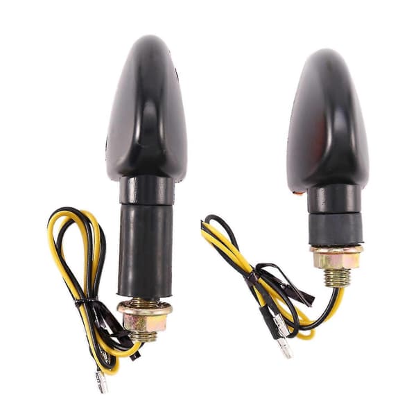 Universal 12V Motorcykel Blinklys Indikator Lys Foran Bag Blinkende Halogenlampe