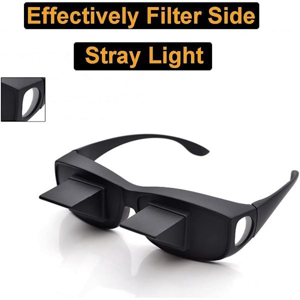 1 pc Bed Prism Glasses Horizontal Mirror Lazy Reading Glasses