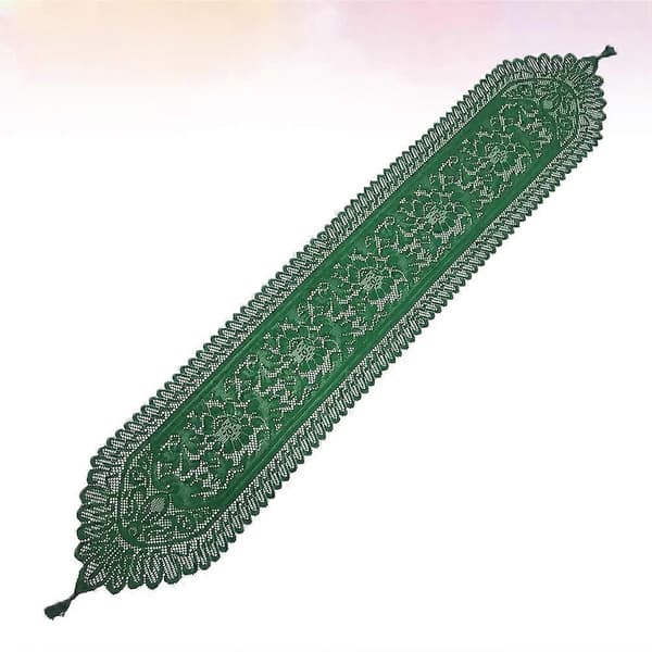 Grønn uthulet bordduk for dekorasjon St. Patrick's Day-arrangement