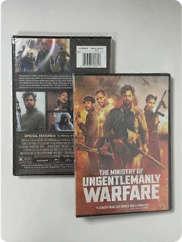 Ministeriet for Ungentlemanly Warfare 1 (DVD) 1 disk Engelsk version Ny forseglet