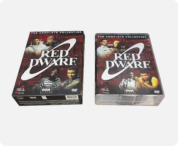 Red Dwarf The Complete Series 1-8 Collection (DVD,18-Disc) engelsk versjon
