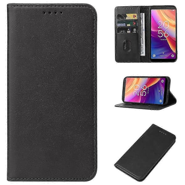 501 Magnetisk etui i ekte skinn Black