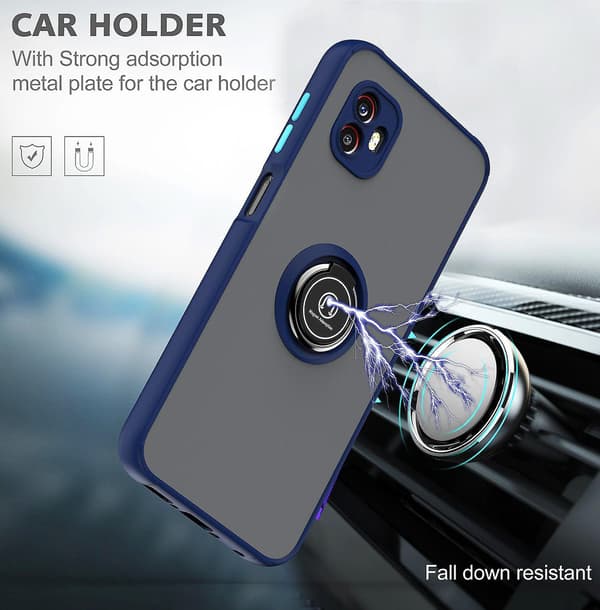 [2F]Støtsikkert deksel til Samsung Galaxy Xcover 6 Pro med metallringholder