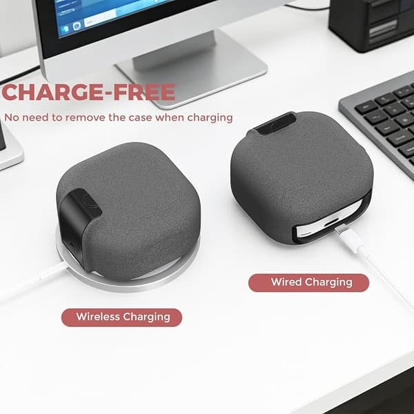 Etui til Samsung Caixa Galaxy Buds4 Pro, full beskyttelse / 1 stk (hvit)—dt