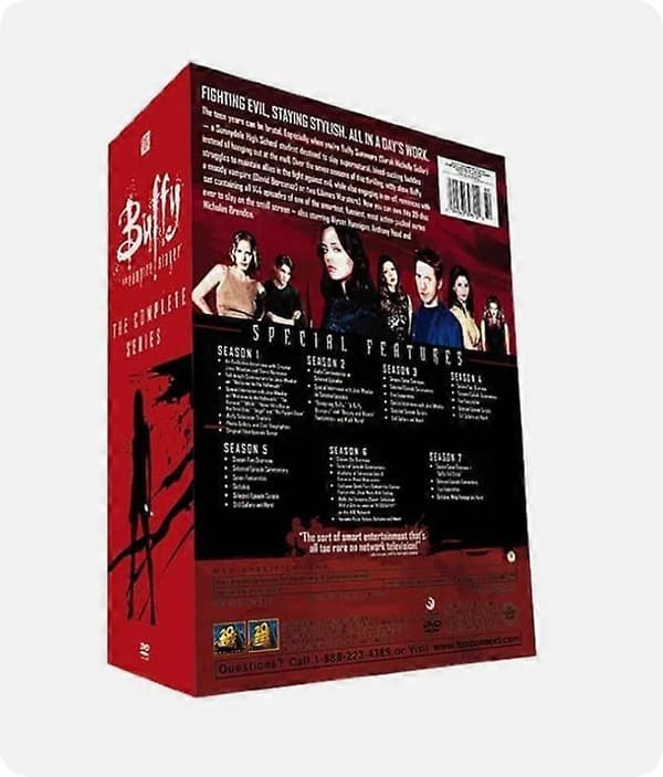Buffy The Vampire Slayer Sesong 1-7 Komplett TV-serie 39-Disc DVD engelsk versjon