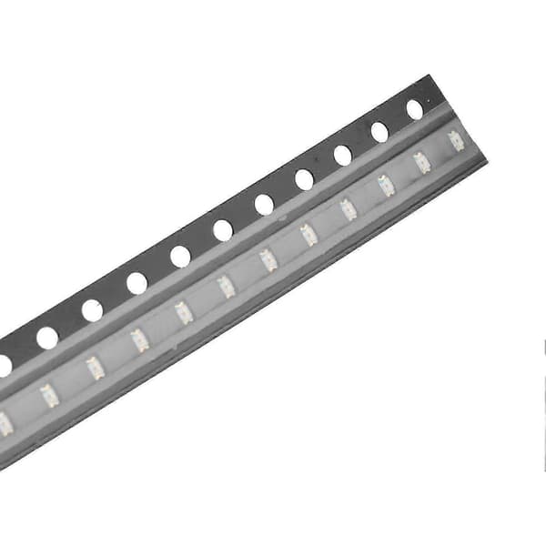 100 st SMD LED-dioder Elektroniska komponenter Höghållfast Liten Lågspänning för DIY PCB (Röd)