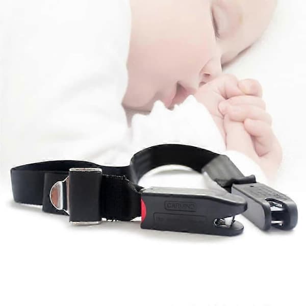 Generell Isofix-festestropp for barnesete, justerbart mykt polyesterbelte