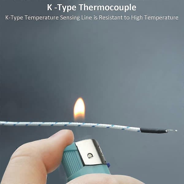 10st 3 meter K Typ Mini-kontakt Termoelement Temperaturprob Sensor -50-350c Temperatursensor