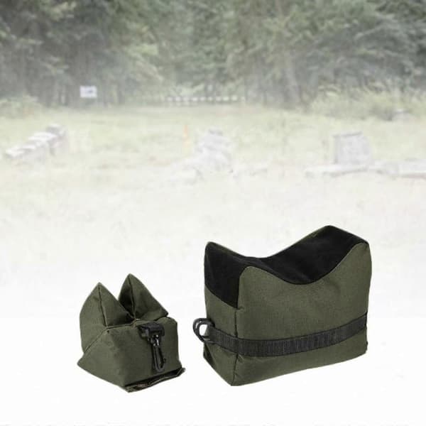 2 st Skjutbane Sandsäck Set Ställ Viktpåsar för Picknick Utomhussporter Green