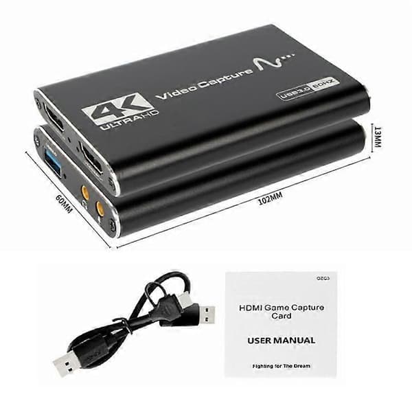 C3 USB3.0 1080P 60Hz Loop Out Spelströmningadapter 4K HDMI Videoinspelningskort Not Specified