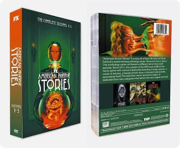 Ny boks sæt American Horror Stories Sæsoner 1-3 DVD 9-Disc
