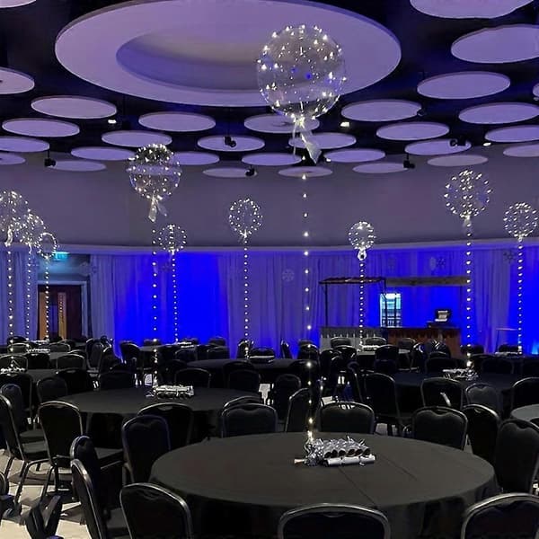10 stk. Varmhvide LED-balloner, lysende bold_kvalitetsgave