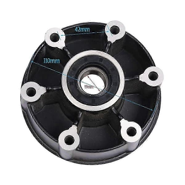 Motorsykkel veivsete buffer kompatibel med YBR150 YBR150Z erstatning Black