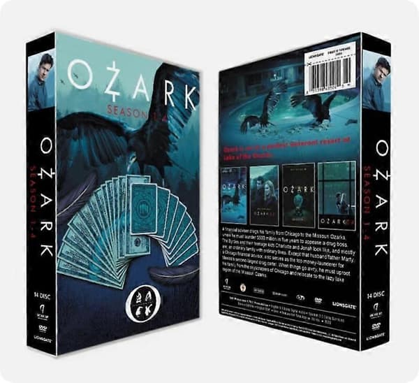 Ozark: Den komplette tv-serie sæson 1-4 (DVD 14-Disc sæt) engelsk version