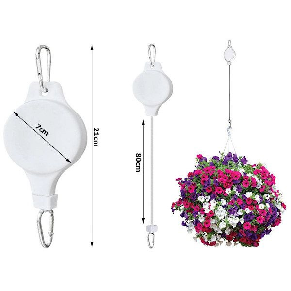 Plant Hanger Plant Hook Extendable Adjustable Handle
