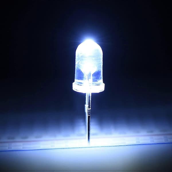 【2F】100 lysdioder LED-diod 10 färger 5 mm