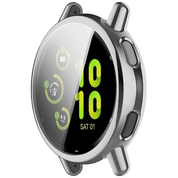 Skyddsfodral för Garmin vivoactive 5 klocka - Transparent TPU-skydd Silver Silver