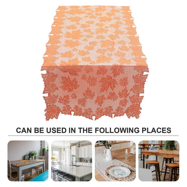 Thanksgiving Day Runner for Party Decorative Table