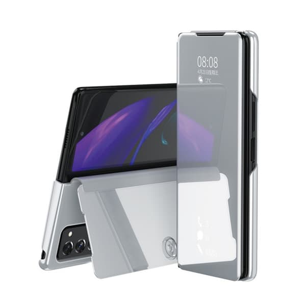 Samsung Galaxy Z Fold 2 - Stilrent LEMAN-deksel—2f Silver silver