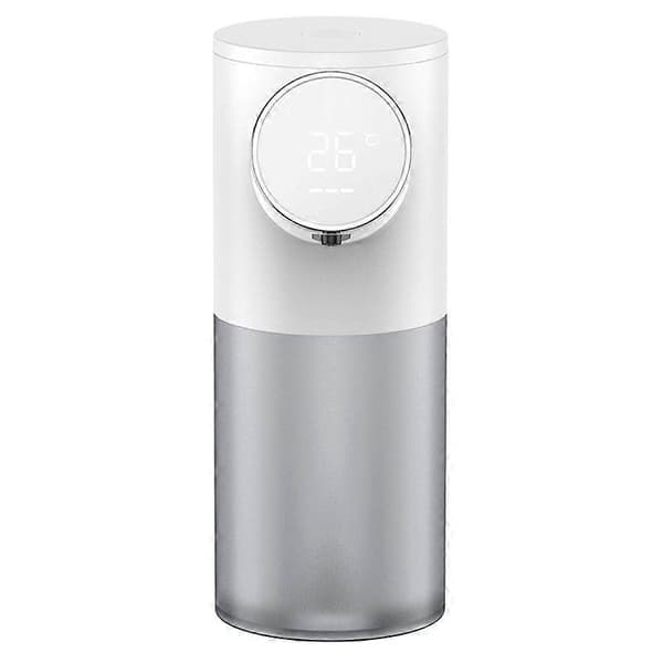 [2F]Skumsæbedispenser Automatisk Genopladelig 320 ml Flydende Sæbedispenser Digitalt Display Skumhånddispenser White