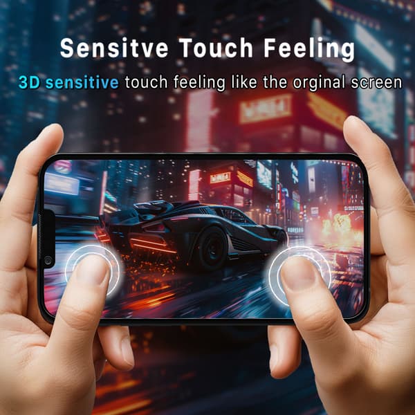 2-Pack Iphone 16E Privacy Skärmskydd - Härdat Glas 9H - Super kvalitet 3D Privacy