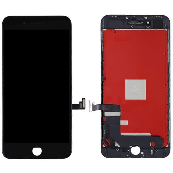 For iPhone 8 Plus KOMPATIBEL LCD-skjerm Black